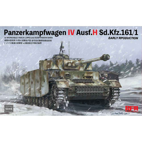 Rye Field Model 1/35 Pz.kpfw.IV Ausf.H Early Production with Workable Track Links