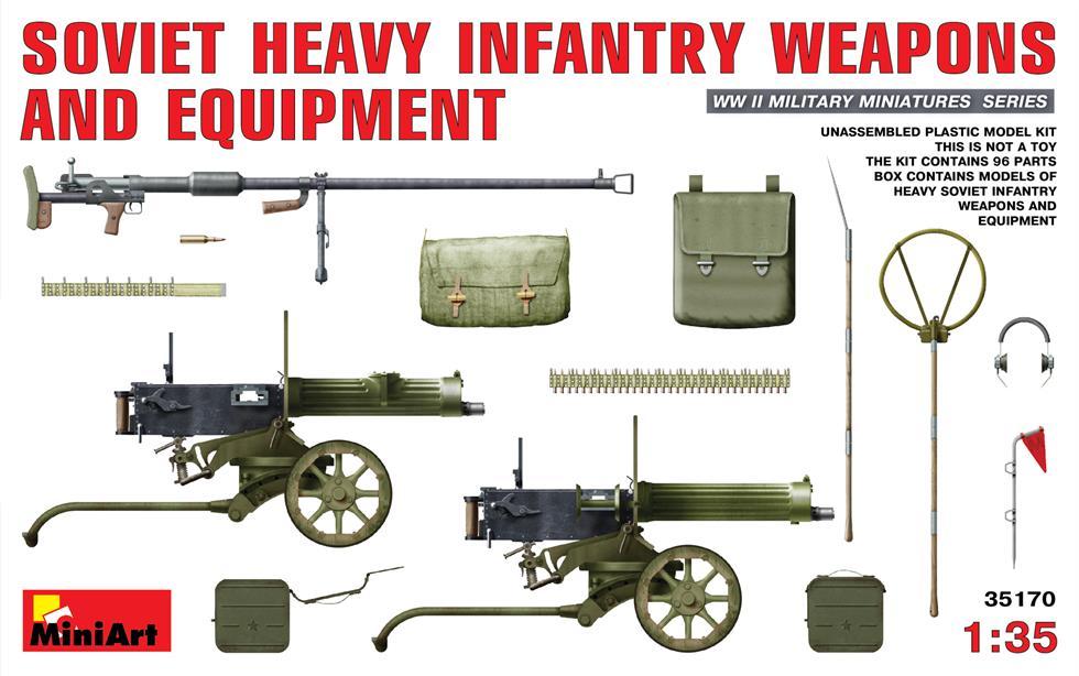 Miniart 1:35 Soviet Heavy Infantry Weapons Equipment