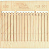 Model Scene - WOODEN FENCES 1:35 Decorative European wooden fence