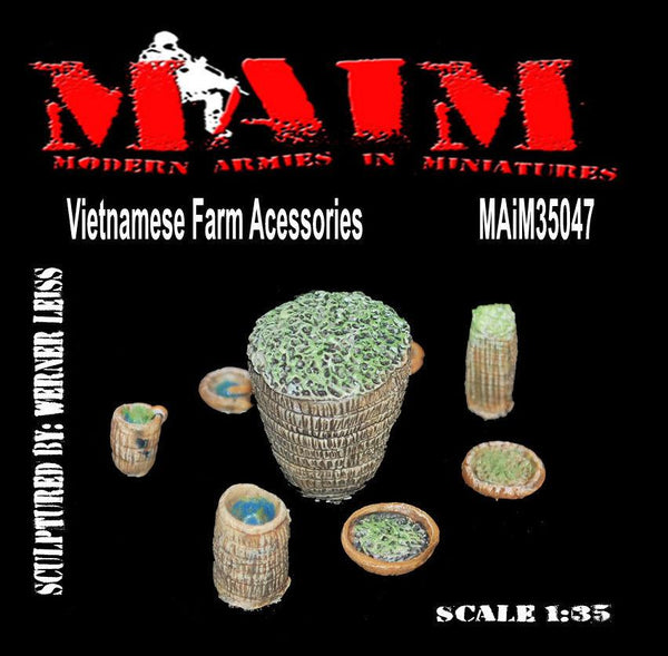 Vietnamese Farm Acessories 1/35 Scale