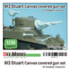 DEF Models WWII US M3 Stuart Canvas covered gun set (for Academy, Tamiya 1/35)