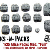 1/35 Scale resin kit US Alice Packs "Medium Full" (1973-1995)