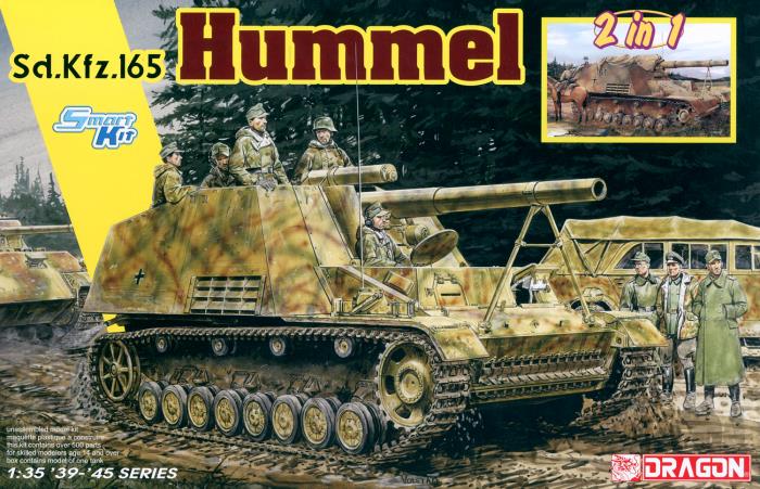 Dragon 1/35 Scale WW2 German SD KFZ 165 HUMMEL EARLY/LATE PRODUCTION
