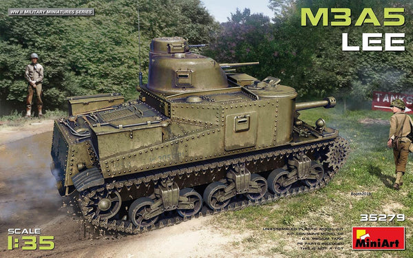 miniart 1/35 scale WW2 US M3A5 LEE tank model kit