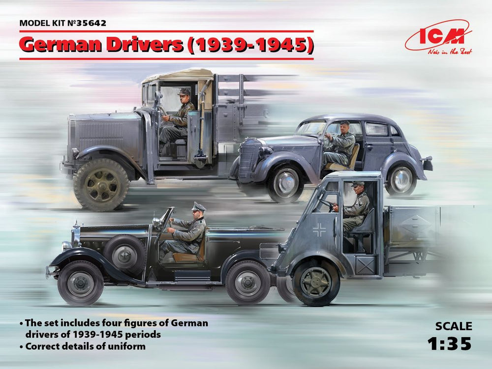 ICM 1/35 WW2 German Drivers (1939-1945) (4 figures)