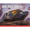 Airfix 1/76 Scale WWI "Male" Tank