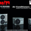 1/35 scale 3D printed model kit - Air Conditioners - Big Set / 1:35