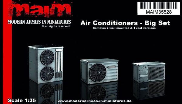1/35 scale 3D printed model kit - Air Conditioners - Big Set / 1:35