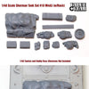 1/48 Scale resin stowage set Sherman Tank Set #10 Fits M4A3 tanks with rear rack.