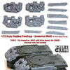 1/72 scale resin model 72SH17 Sandbag Fronts/logs For Sherman M4A2 (4 Pack) (Armourfast M4A2 Kits)