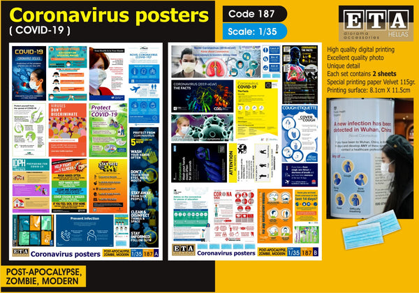 1/35 scale Coronavirus (Covid-19) poster