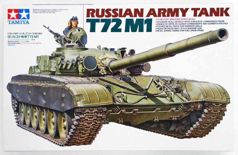 Tamiya 1/35 scale Russian Army Tank T72M1