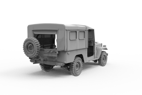 AK Interactive 1/35 scale MODEL KIT FJ43 SUV WITH SOFT TOP IDF & LAF