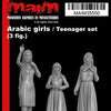 1/35 scale 3D printed model kit - Arabic Girls (3 Figures) / 1:35