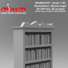 Bookshelf / Bücherregal #3 / 1/35 Scale 3D Printed model