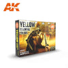 AK Interactive paint set YELLOW ESSENTIAL COLORS 3GEN SET