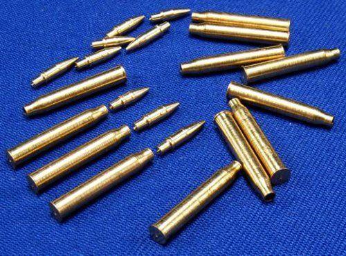 1/35 Scale Brass artillery shells 7.5cm KwK42 L/70 brass shells and am ...