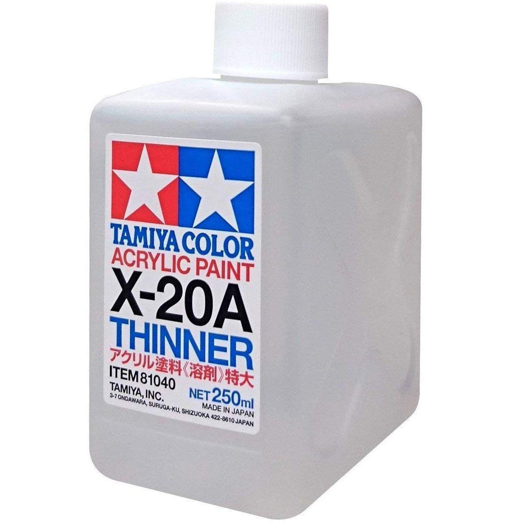 TAMIYA MINI ACRYLIC THINNER 250ml X20A Fields of Glory Models