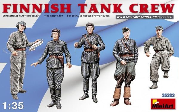 1/35 scale MiniArt: Finnish Tank Crew