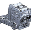 Italeri 1/24 SCANIA 770 4X2 NORMAL ROOF truck model kit