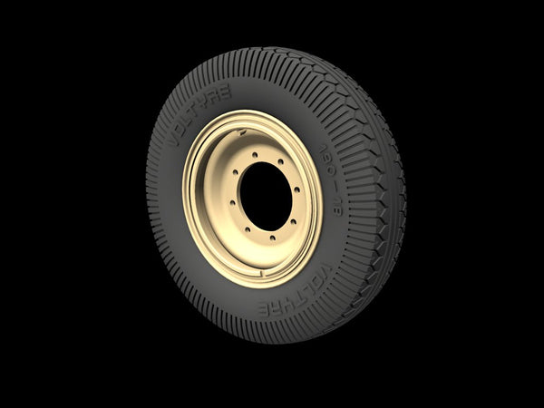 1/35 Scale resin upgrade kit Spare Wheels for Sd.Kfz 11 &251 (Commercial Pattern )