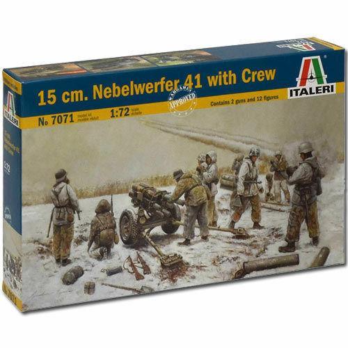 Italeri 1/72 scale WW2 German 15cm Nebelwerfer 41 Kit with Crew