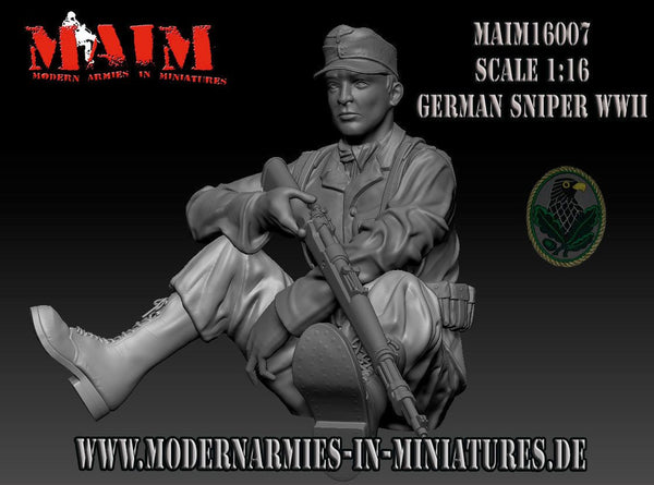 German Sniper WWII 1:16 Scale resin kit