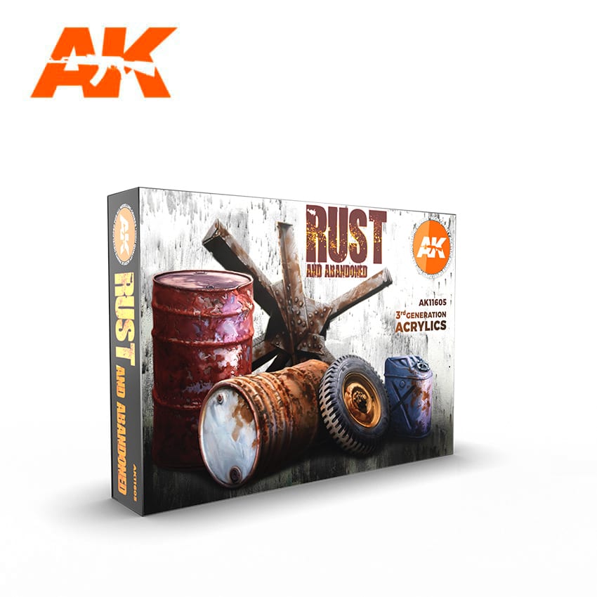 AK Interactive GEN 3 - RUST AND ABANDONED PAINT SET