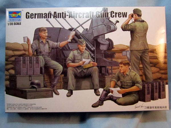 Trumpeter 1/35 WW2 German Anti-Aircraft Gun Crew