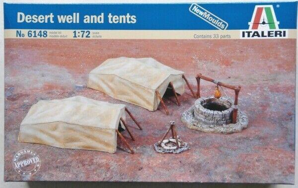 ITALERI 1/72 FIGURES DESERT WATER'S WELL AND ACCESSORIES