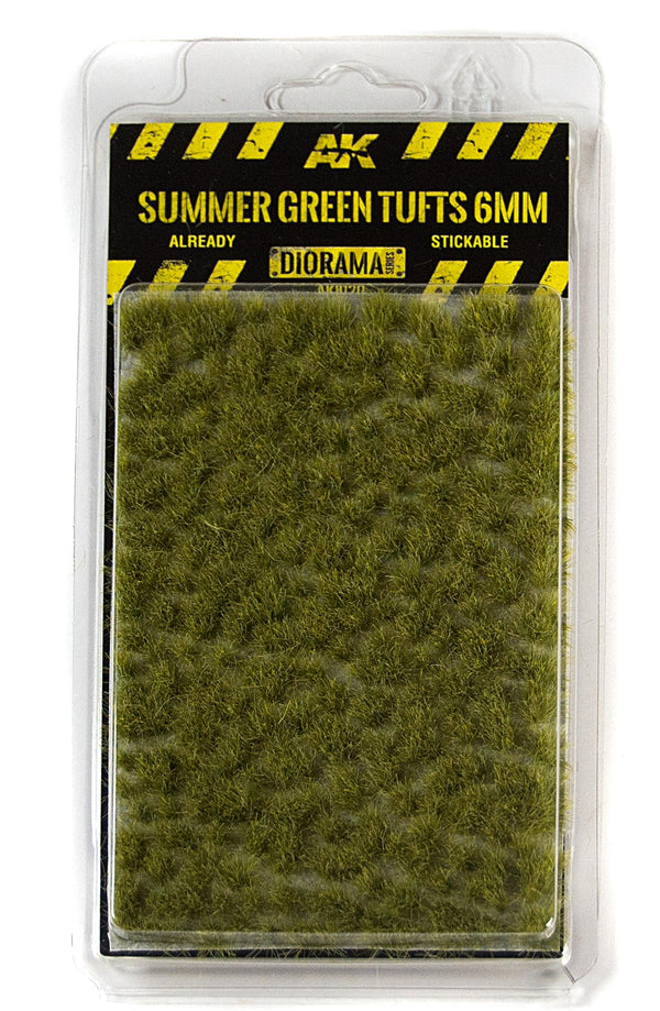 AK Interactive - SUMMER GREEN TUFTS 2mm