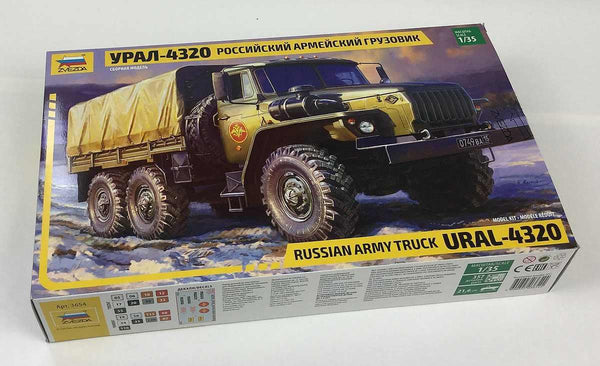 Zvezda 1/35 scale Ural 4320 Russian Army Truck