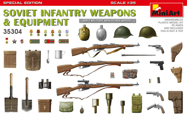Miniart 1/35 WW2 Soviet Weapons and Equipment (Infantry)