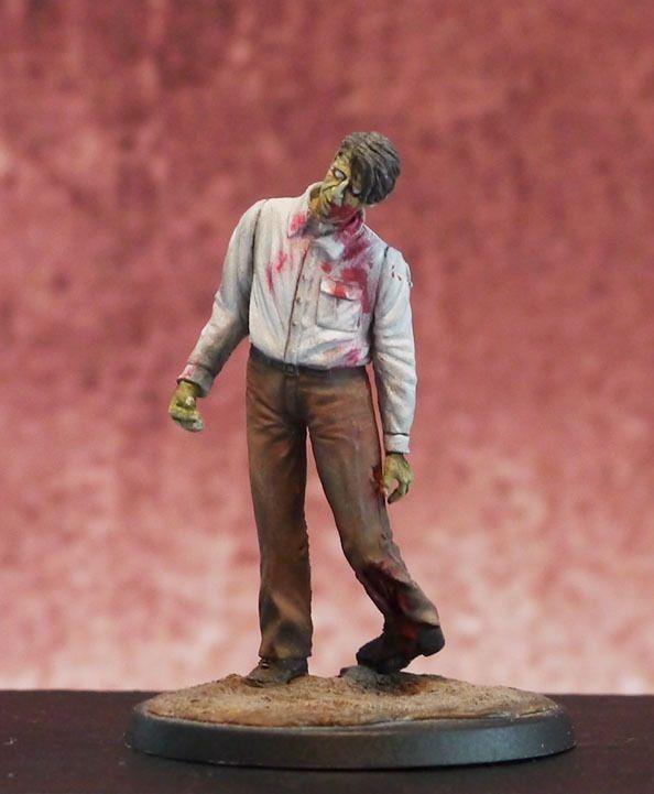 1/35 Scale resin model kit Zombie male #6