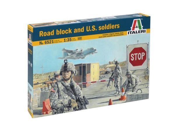 Italeri 1/35 scale ROAD BLOCK ACCESSORIES