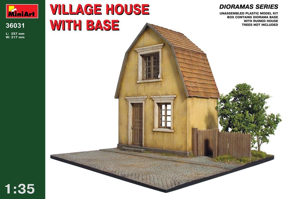 Miniart 1:35 Village House w/ Base