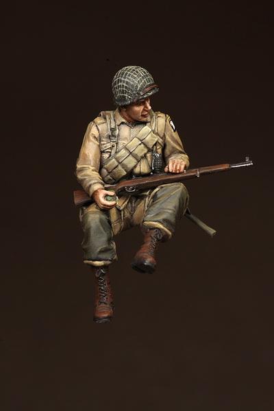 1/35 Scale Resin model kit WW2 U.S. Army Airborne on Sherman. #3