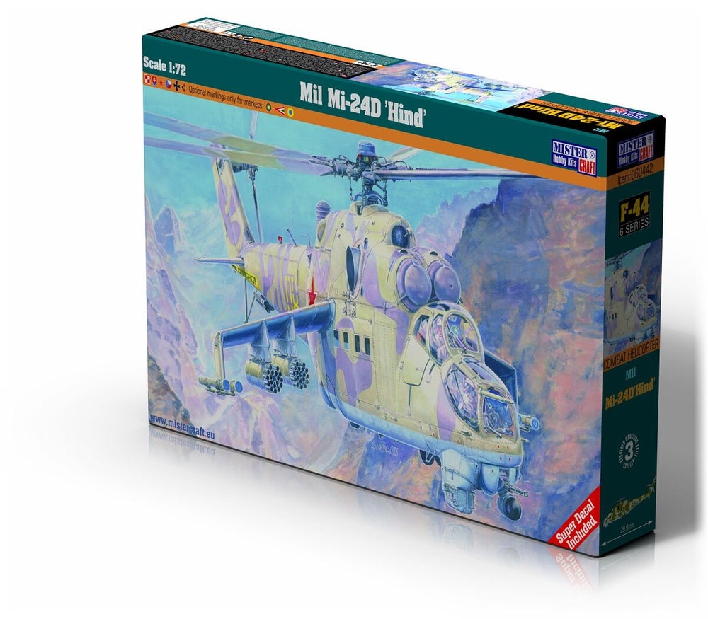 MisterCraft 1:72 scale Russian Mil Mi-24D Hind attack helicopter