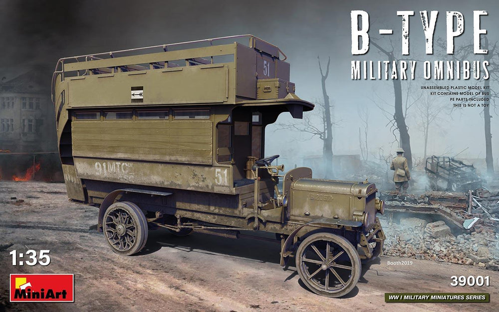 Miniart 1/35 scale WW1 B-TYPE MILITARY OMNIBUS