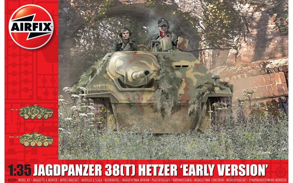 Airfix 1/35 scale WW2 German JagdPanzer 38t Hetzer (Early Version)