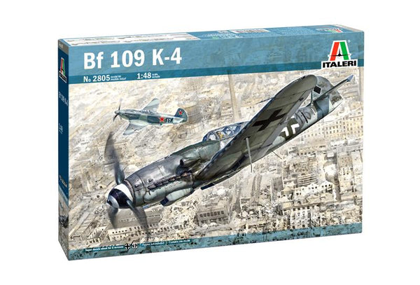 Italeri 1/48 scale WW2 German Messerschmitt Bf-109 K4 Aircraft Kit