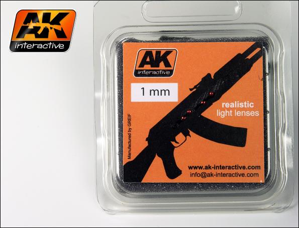 AK INTERACTIVE LIGHT LENSES RED 1mm