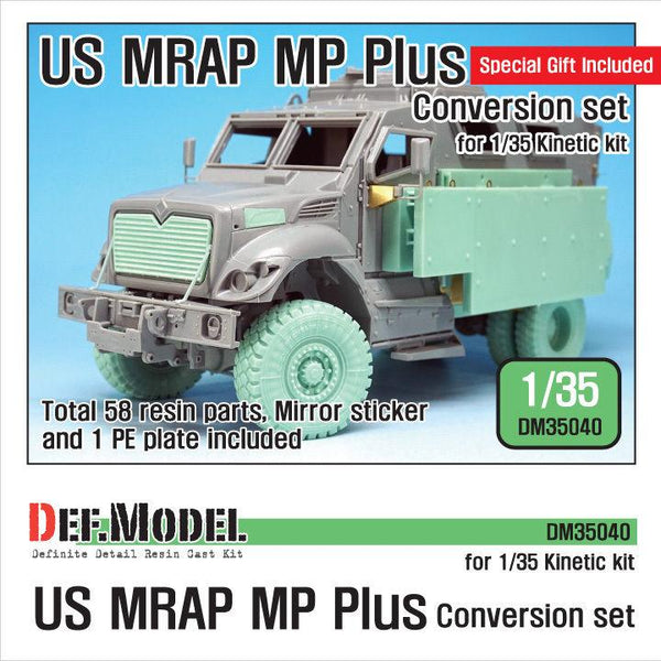 1/35 Scale resin model kit US Mrap MP Plus Conversion set for Kinetic 1/35)