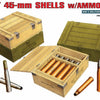Miniart 1:35 Soviet 45mm Shells w/ Ammo Boxes