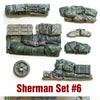 1/35 scale resin Sherman Tank Engine Deck and Stowage Sets #6