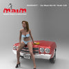 1:24 Scale Beauty posing - Car Wash Girl # 3