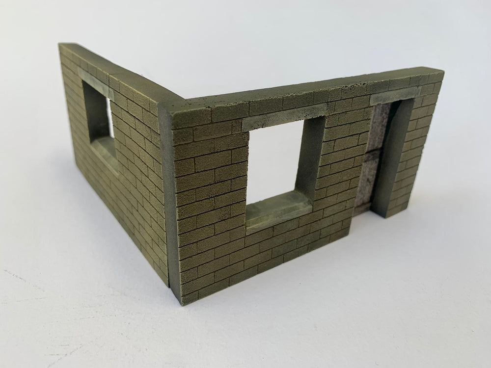 FoG Models 1/35 scale Modern building Urban scene #1 diorama 2 wall set