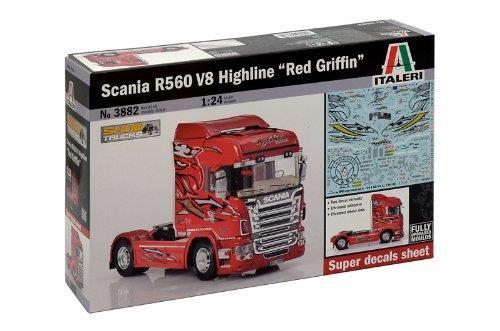 ITALERI TRUCKS - SCANIA R560 V8 HIGHLINE RED GRIFFIN