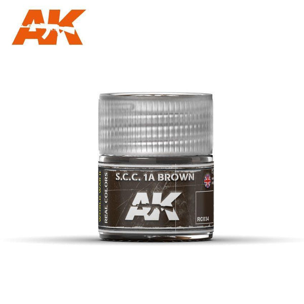 AK Real Color - S.C.C. 1A Brown  10ml