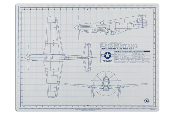 Tankraft  P-51D Pro Modeller Mat 12 x18 inch